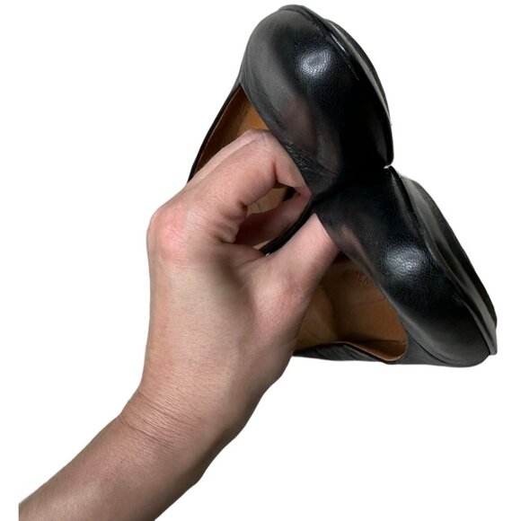 Sofft Sorrento Black Genuine Leather Peep Toe Pumps High Heels Shoes Sz 8 M - Picture 9 of 9